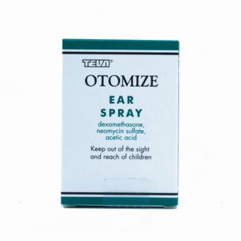 Otomize Ear Spray bottle for treating outer ear infections